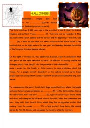 English Worksheet: Halloween - lots of exercises and recipes for all levels for kids and teens with KEY