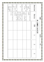 English Worksheet: Summer Vacation