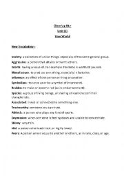 English Worksheet: close up series B1+