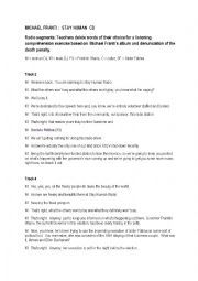 English Worksheet: Stay human by Michael Franti