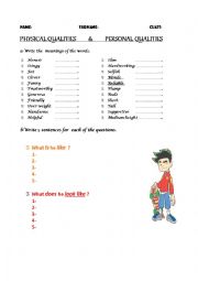 English Worksheet: Friendship Rules