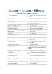 Idioms