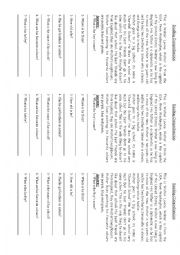 English Worksheet: Reading Comprehension- This is Walter Levine
