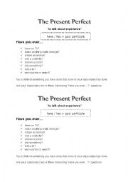 English Worksheet: Have you ever...