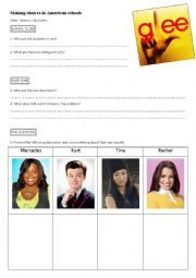 English Worksheet: Glee - Making choices