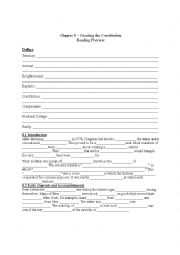 English Worksheet: History Alive - United States through Industrialism Chapter 8 Fill-in