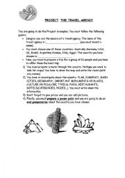 English Worksheet: The travel agency