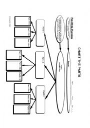 English Worksheet: Chart the Parts  (graphic for essays)