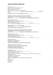 English Worksheet: Adele, 