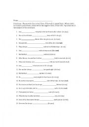 English Worksheet: Simple Present Practice