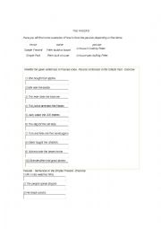 English Worksheet: Passive Voive