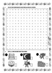 English Worksheet: WORDSEARCH