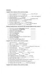 English Worksheet: Pronouns_Exercise