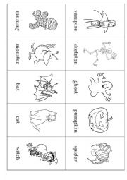 English Worksheet: Halloween