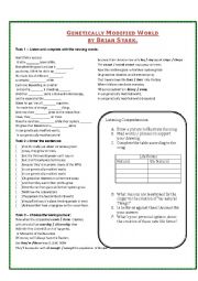 English Worksheet: GMOs