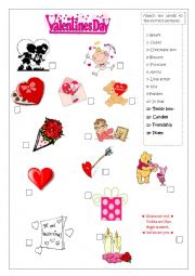 English Worksheet: Valentines