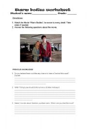 Warm bodies movie worksheet