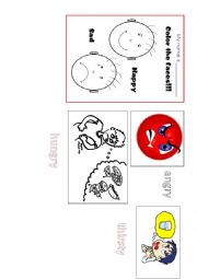 English Worksheet: Adjectives