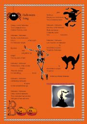 English Worksheet: halloween