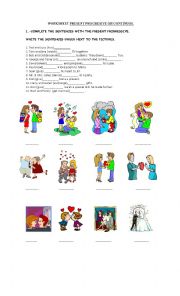 English Worksheet: WHAT ARE THEY DOING