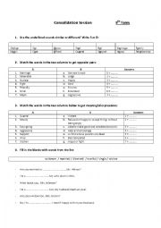 Family relationships (9th form worksheet)