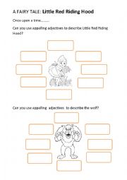 English Worksheet: Little Red Riding Hood