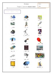 English Worksheet: Sounds and Letters(E,B,P)