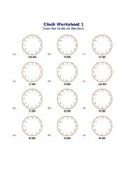 English Worksheet: Time