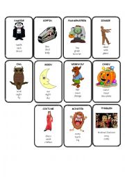 English Worksheet: Halloween Taboo 2 of 2