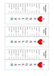 Bookmarks - Punctuation marks