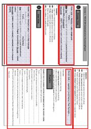 English Worksheet: wish / if only