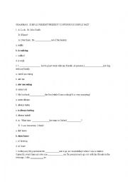 Mixed Tense_Simple Present_Present Continuous_Simple Past (Key Included)