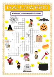 English Worksheet: Halloween