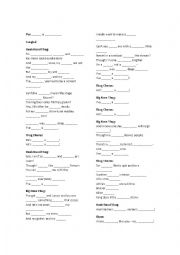 English Worksheet: Ive got a dream.
