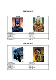Comparison of superheroes