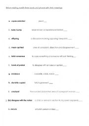 English Worksheet: Only good can come from the Kate debate (Reading, questions and discussion on child rearing)