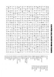 Haunted Halloween Word Search