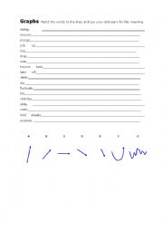 English Worksheet: Graphs - Skimming and Scanning