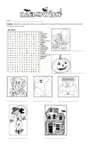 English Worksheet: Halloween 