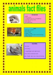 ANIMALS FACT FILES