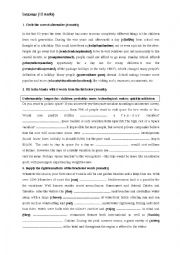 English Worksheet: Mid(term test 1