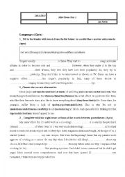 English Worksheet: Mid-Rerm-Test 1 first form