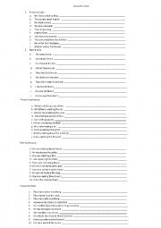 English Worksheet: Passive voice