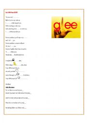 English Worksheet: Say a little prayer (Glee)