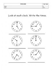 The time
