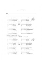 English Worksheet: Future with will