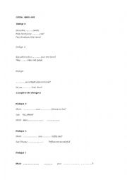 English Worksheet: verb (to be)