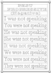 English Worksheet: present progressive