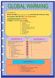 English Worksheet: Global warming