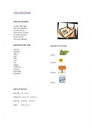 time expressions and cardinal numbers (1-20)